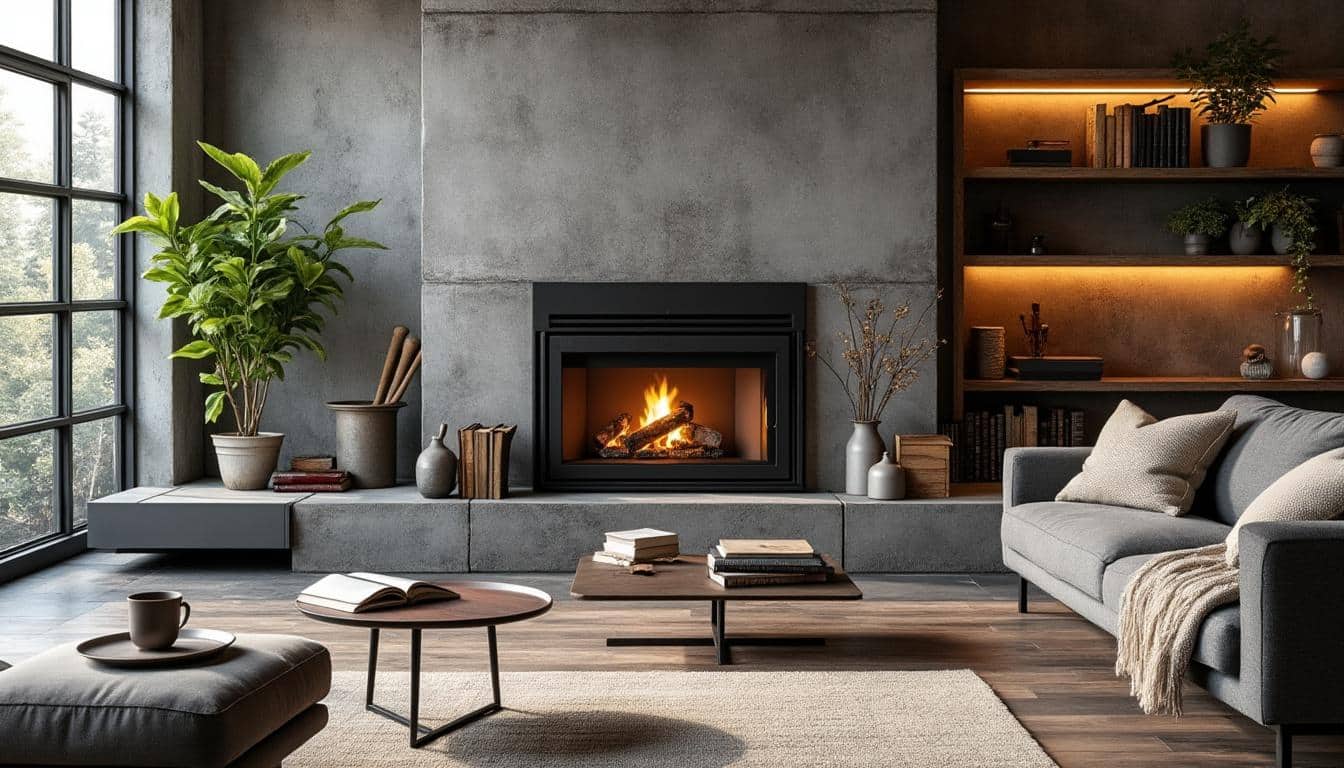 Inspiration : La cheminée décoration au style industriel
