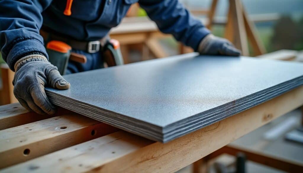 Panneau sandwich de toiture isolé : isolation performante et facile à poser