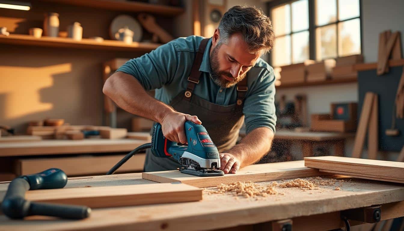 Illustration: Comment les fonctionnalités de la scie Bosch PST 650 améliorent vos découpes