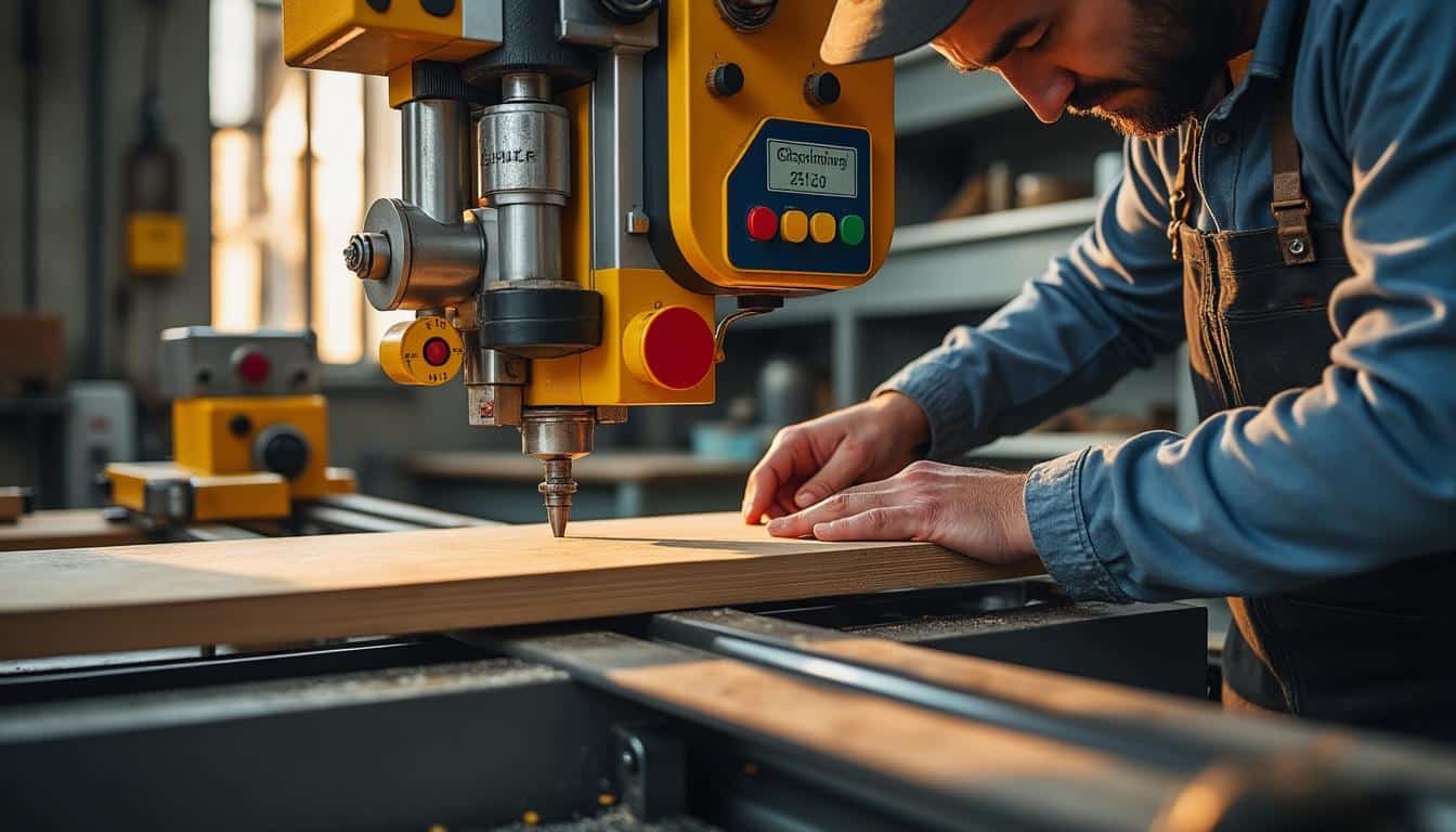 Illustration: Explorer les composants clés de la scie à panneaux verticale