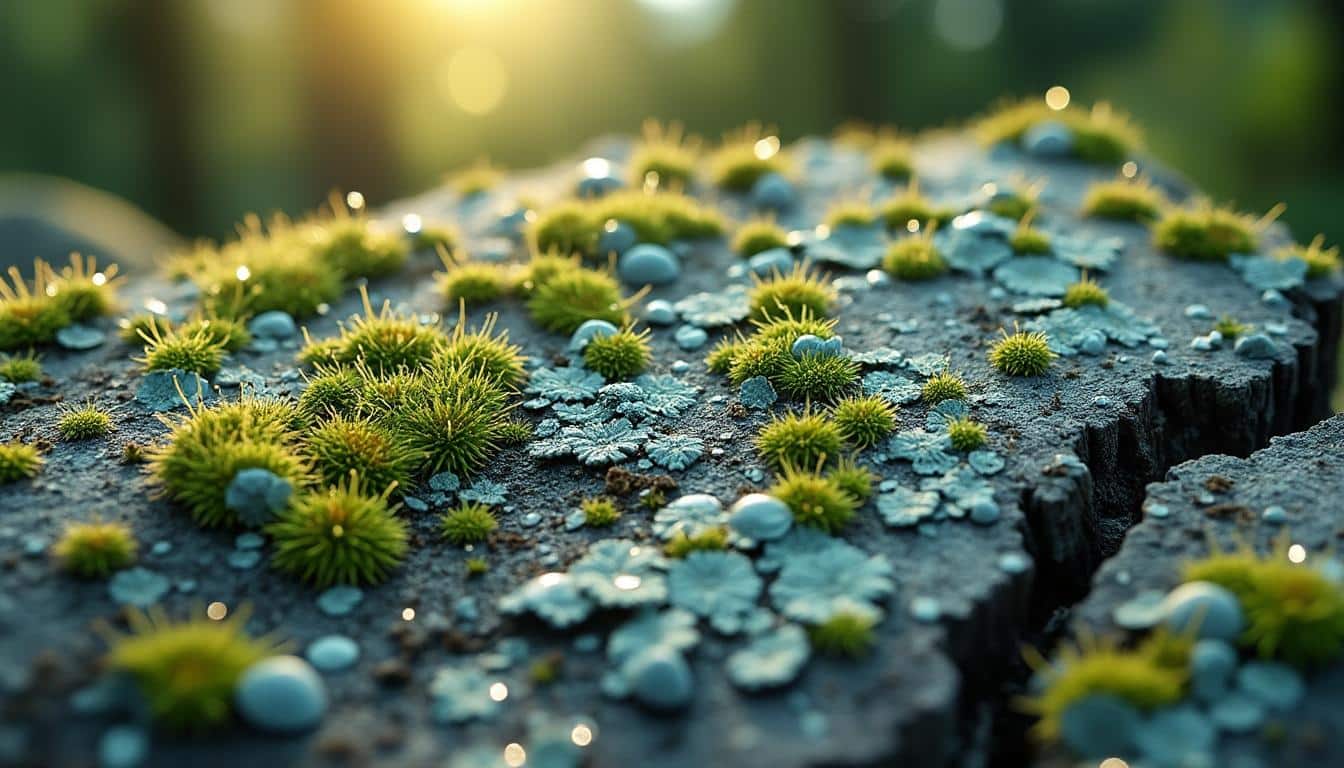 Illustration: Comprendre la formation des mousses et lichens sur la toiture