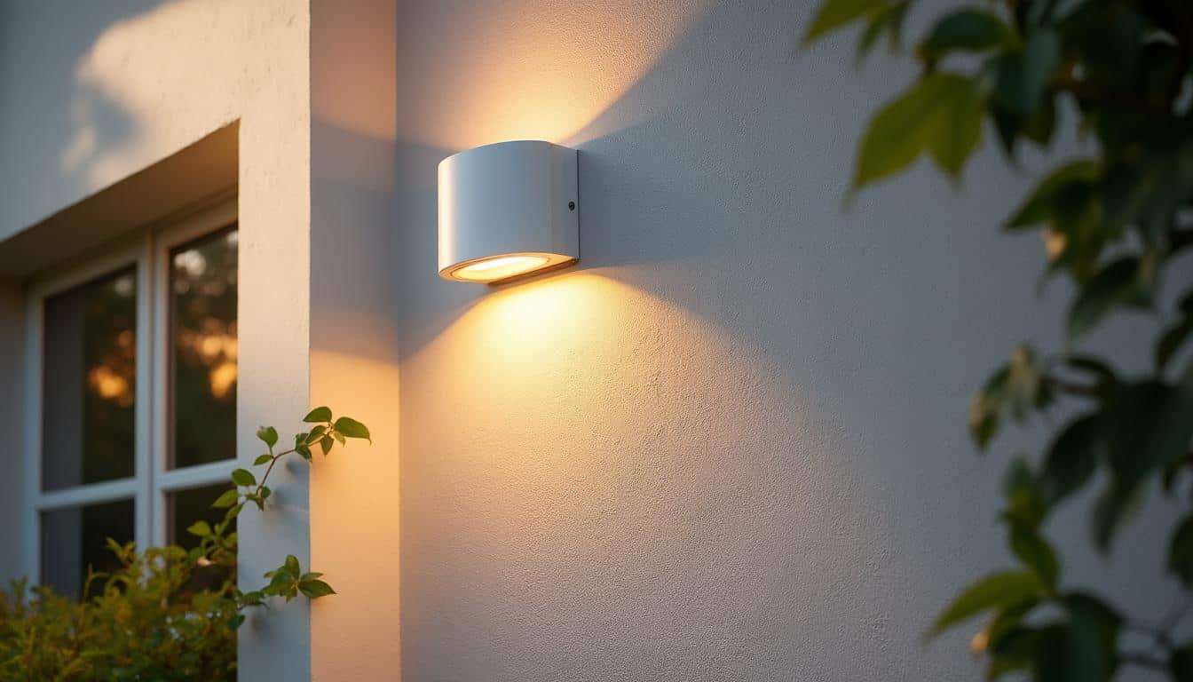 Applique murale extérieure blanche : élégance et lumière optimale