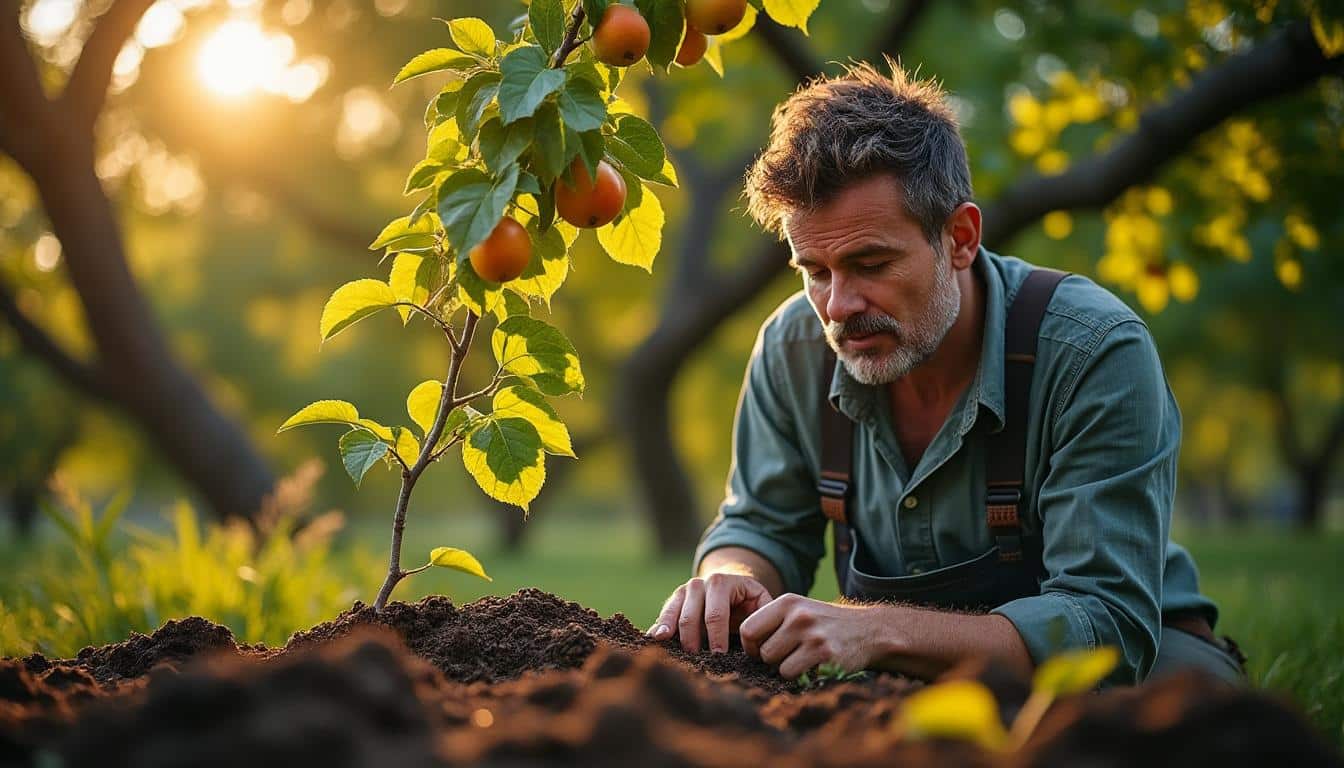 Illustration: Comprendre l’importance de l’apport nutritionnel chez les arbres fruitiers