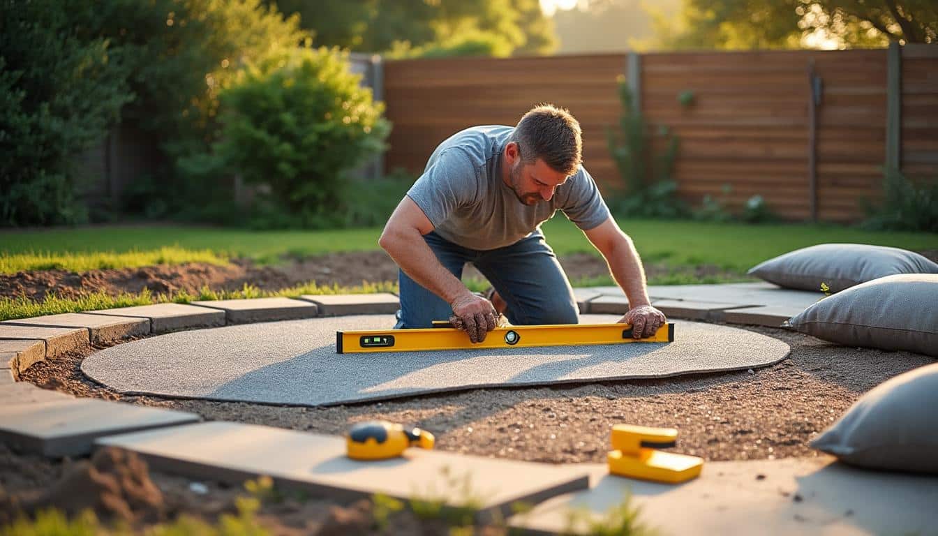 Illustration: Préparer parfaitement le sol pour accueillir votre piscine hors sol