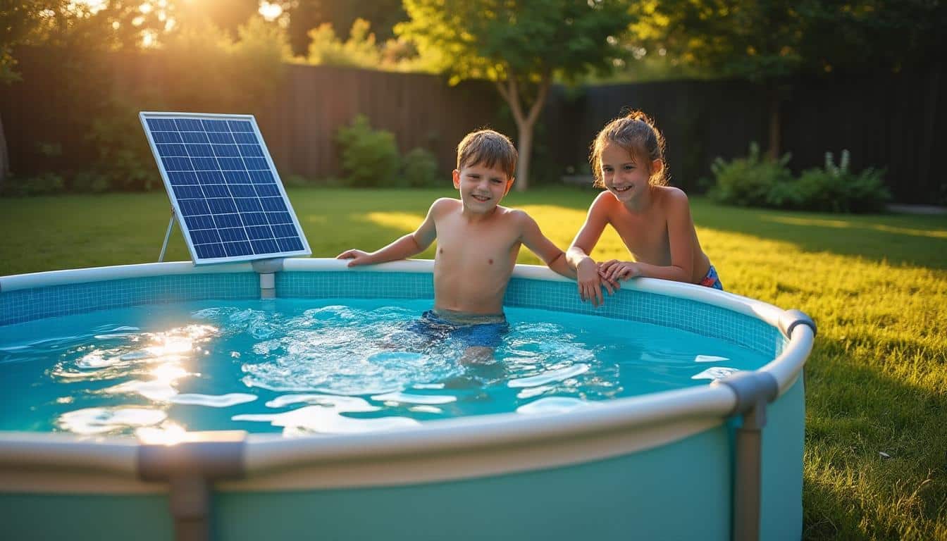 Panneaux solaires pour piscine hors sol : chauffe économique et durable