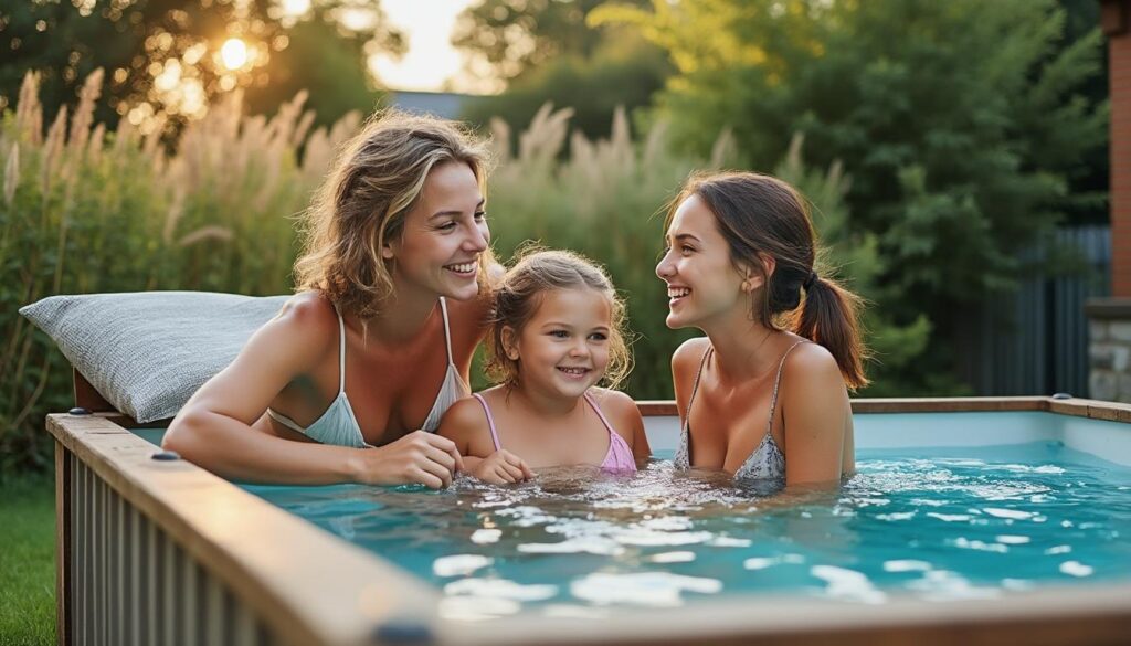 Piscine hors sol en container : durable, design et facile à installer