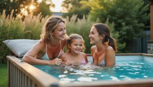 Piscine hors sol en container : durable, design et facile à installer