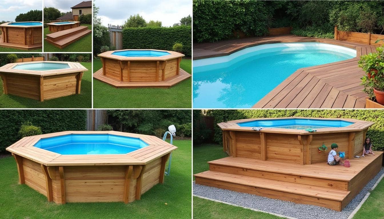 Illustration: Quelles sont les différentes formes et qualités des piscines hors sol en bois ?