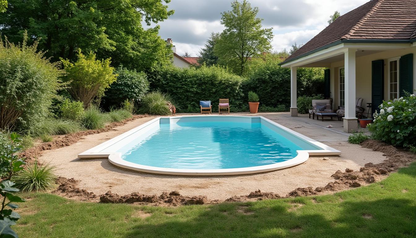 Quoi mettre sous une piscine hors sol pour une installation stable