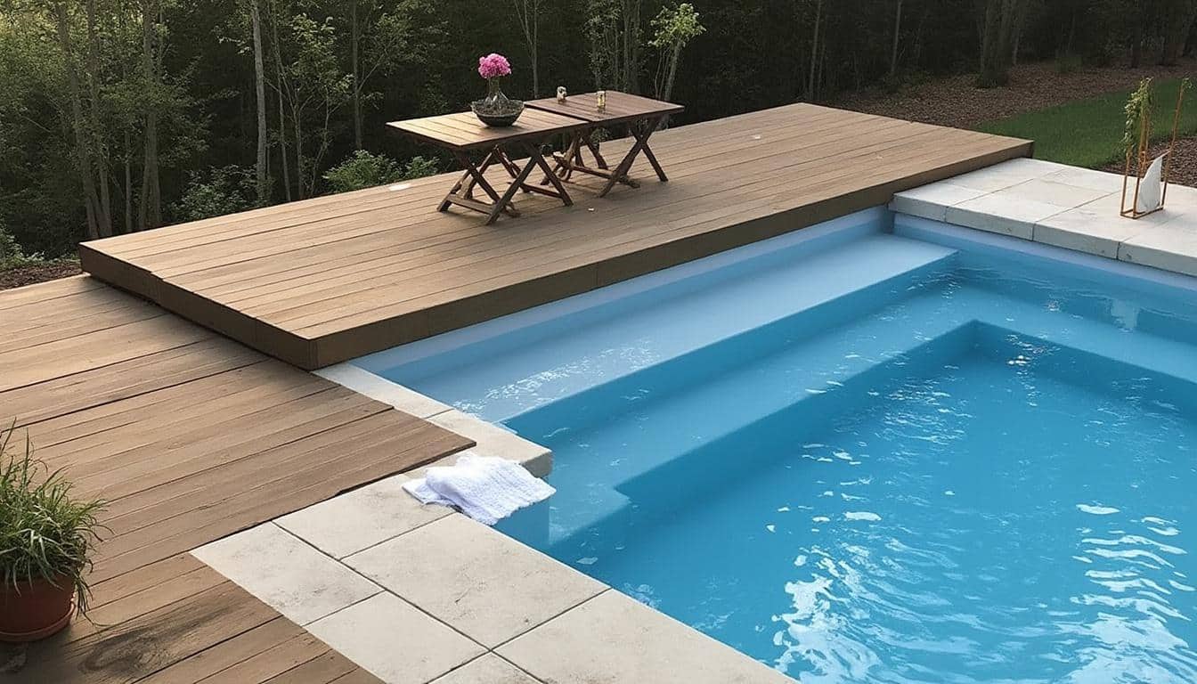 Illustration: Les solutions variées pour habiller le sol autour de la piscine