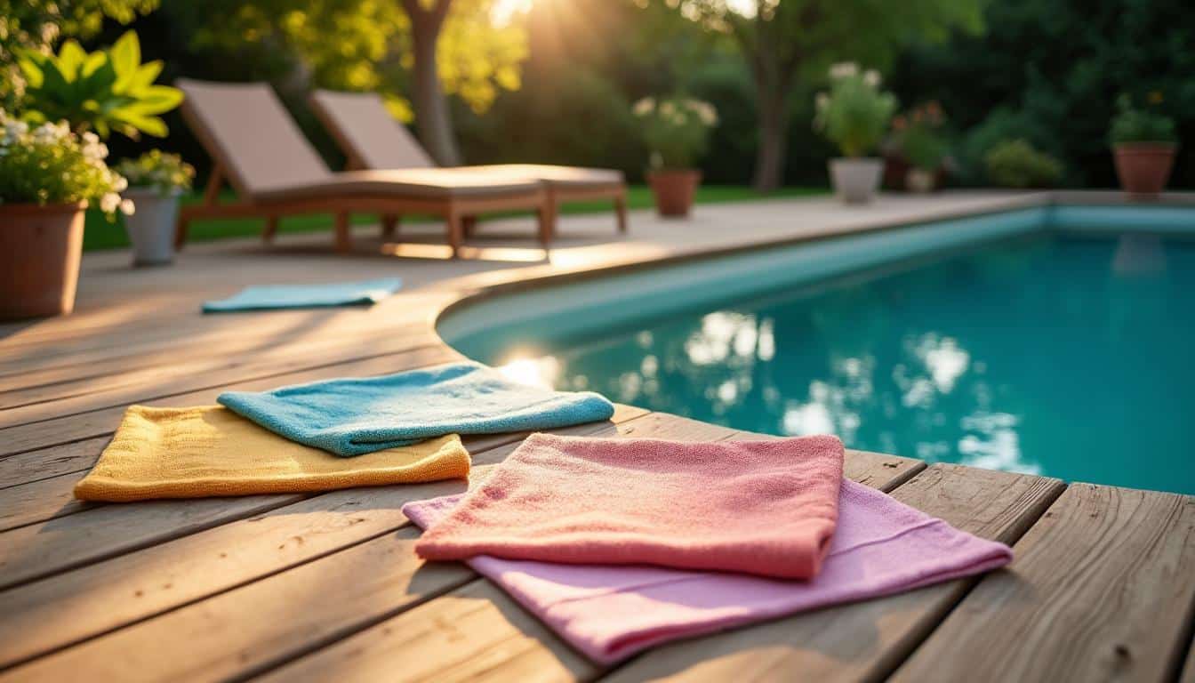 Terrasse en bois autour d’une piscine hors sol : guide complet