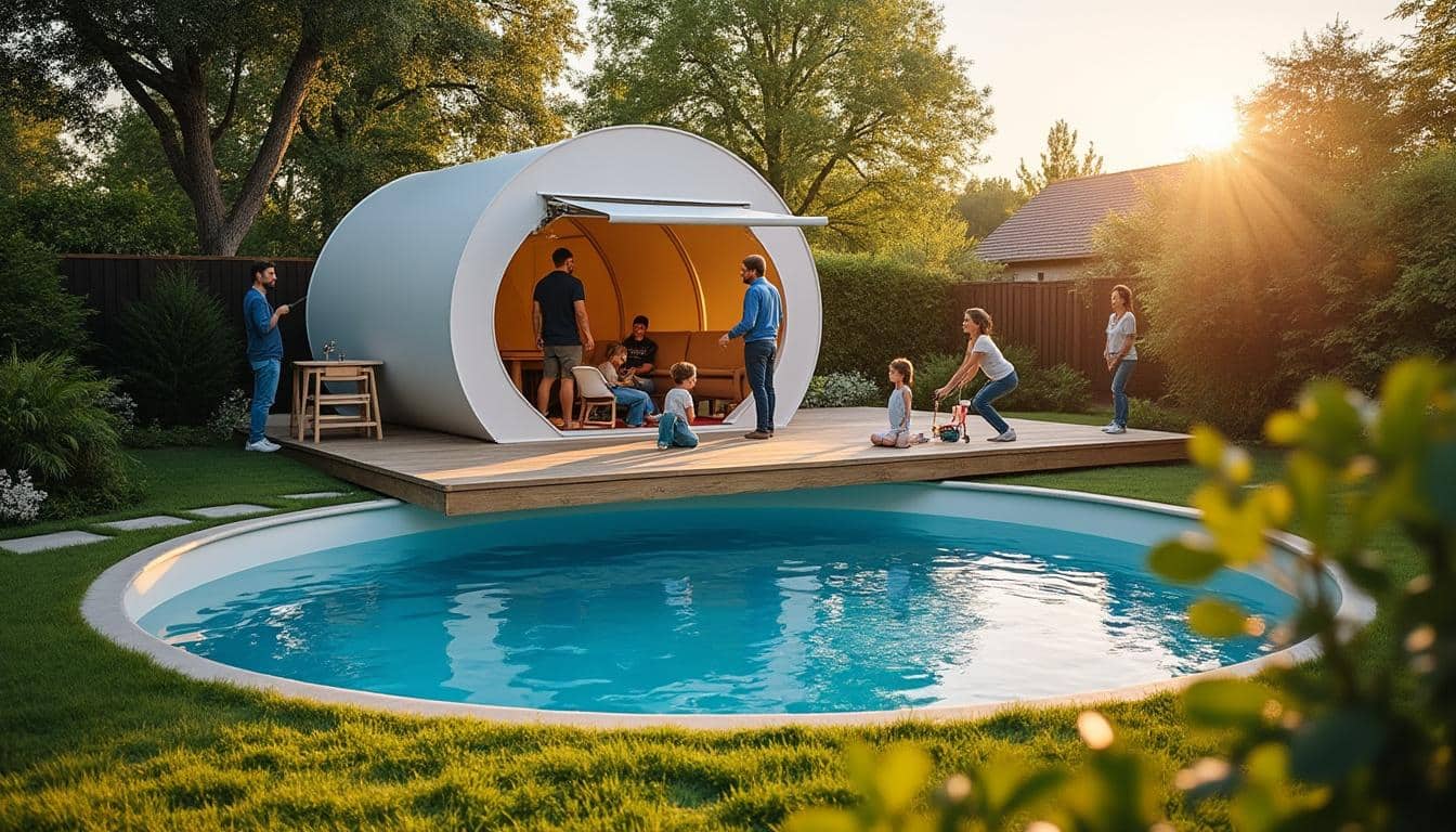 Illustration: Comprendre l’intérêt d’un abri dédié aux piscines hors sol rondes
