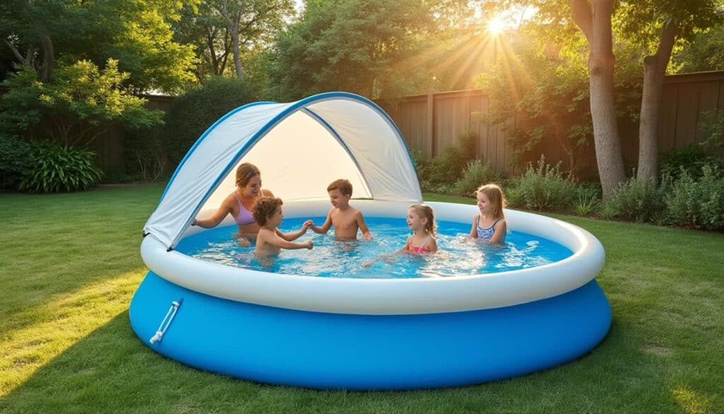 Abri pour piscine hors sol ronde : protection et confort optimaux