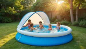 Abri pour piscine hors sol ronde : protection et confort optimaux