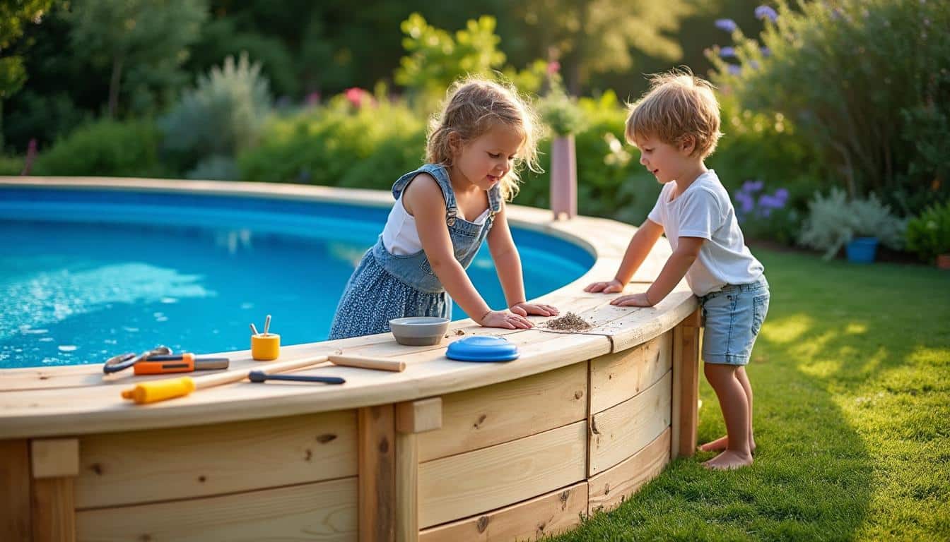 Bordure de piscine hors sol : guide pour un aménagement sécurisé et esthétique