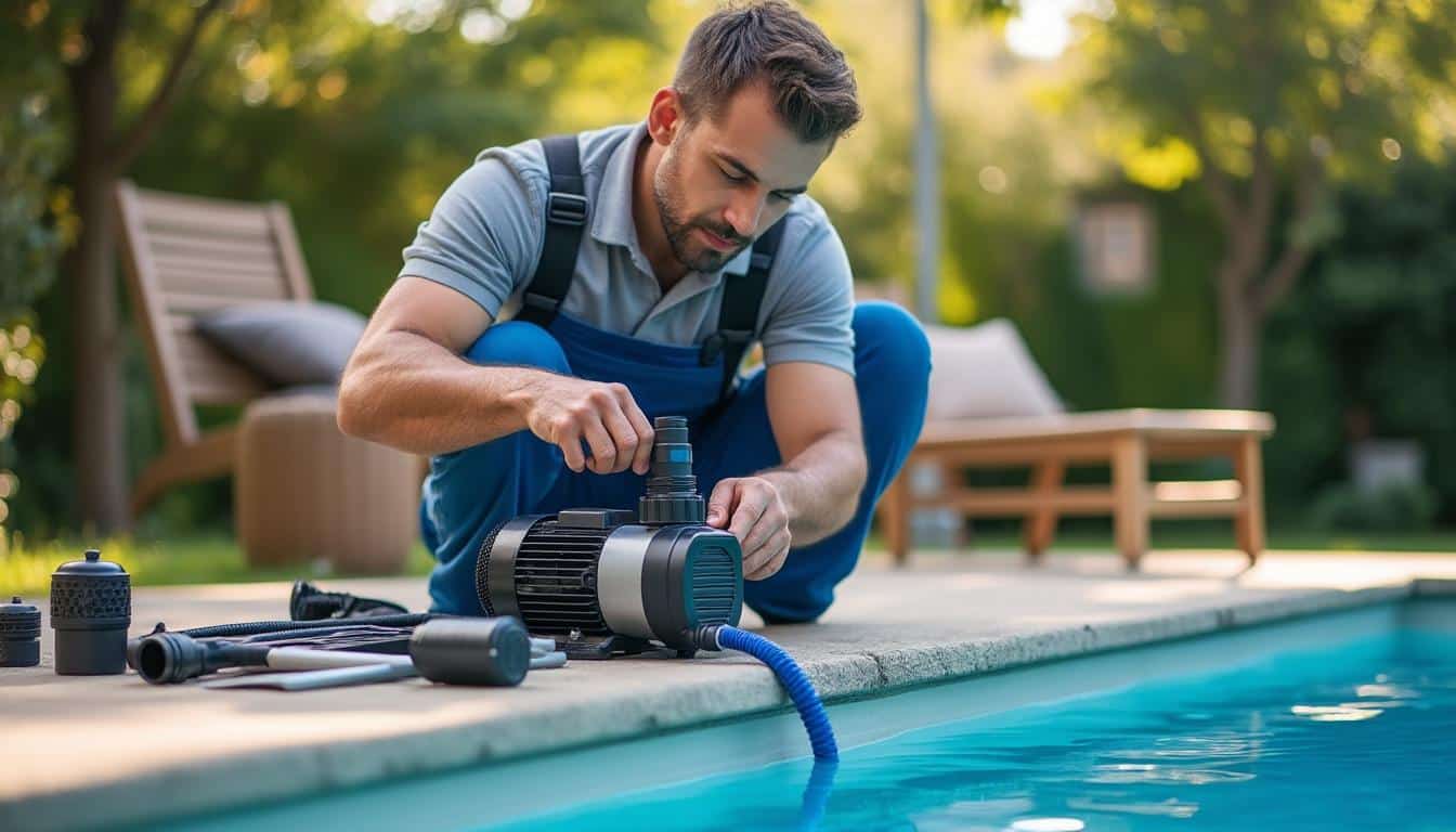 Illustration: Comprendre l’importance de la pompe dans le système de filtration d’une piscine