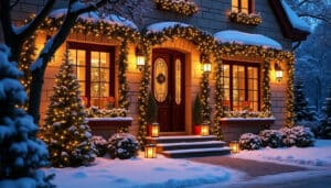 Deco lumineuse extérieure de Noël : guide pour un éclairage magique