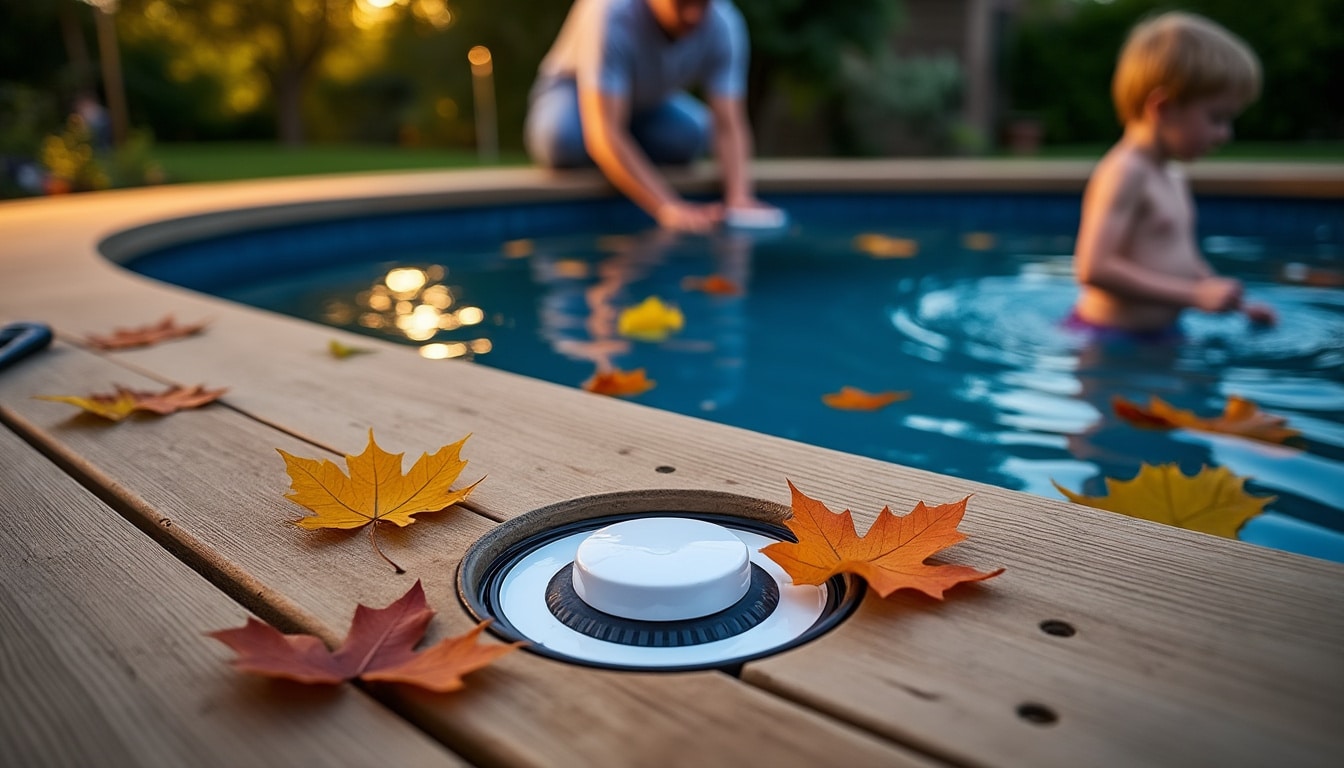 Illustration: Comprendre le rôle essentiel du skimmer dans une piscine hors sol en bois