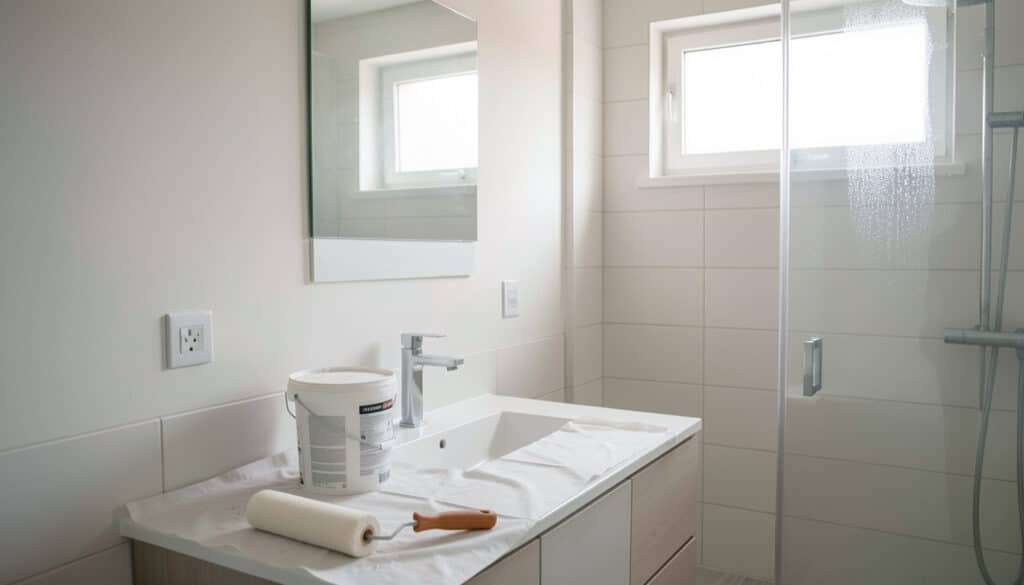 Quelle peinture choisir pour une salle de bain humide